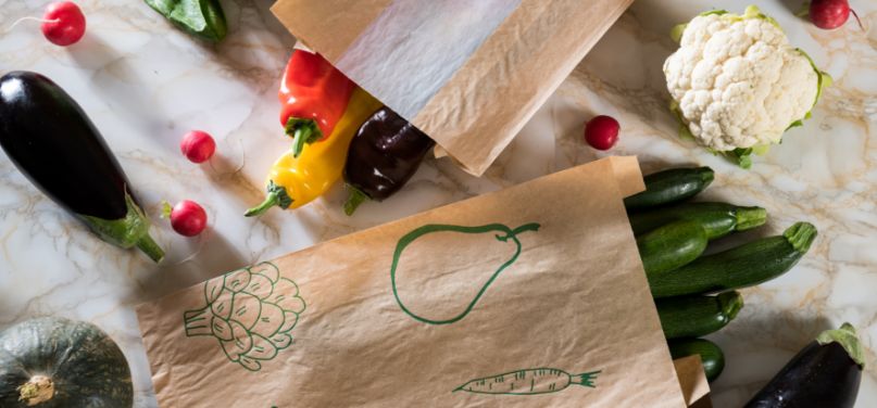 BROWN W.S. KRAFT BAGS PURANATURA