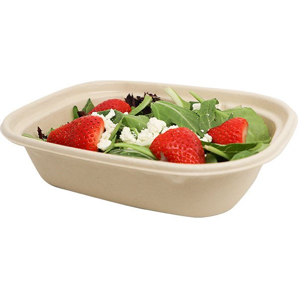 30 oz Compostable Fiber To-Go Boxes, Hot Food Safe to 220°F - image 2