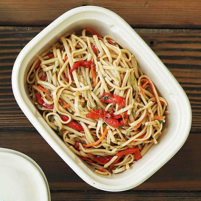 44 oz Compostable Fiber To-Go Boxes | Home Compostable Plant Fiber | Hot Food Safe to 200°F - image 2