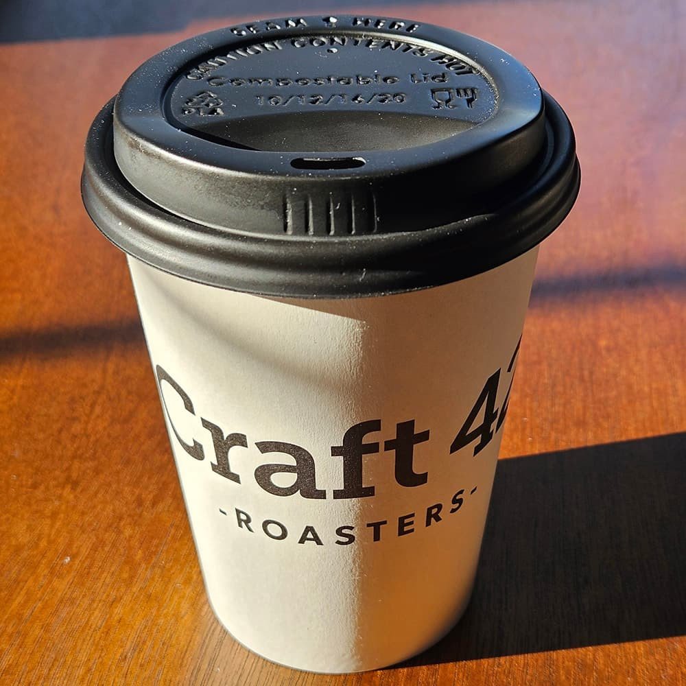 12 oz Compostable Hot Cups — PLA-Lined for Liquids