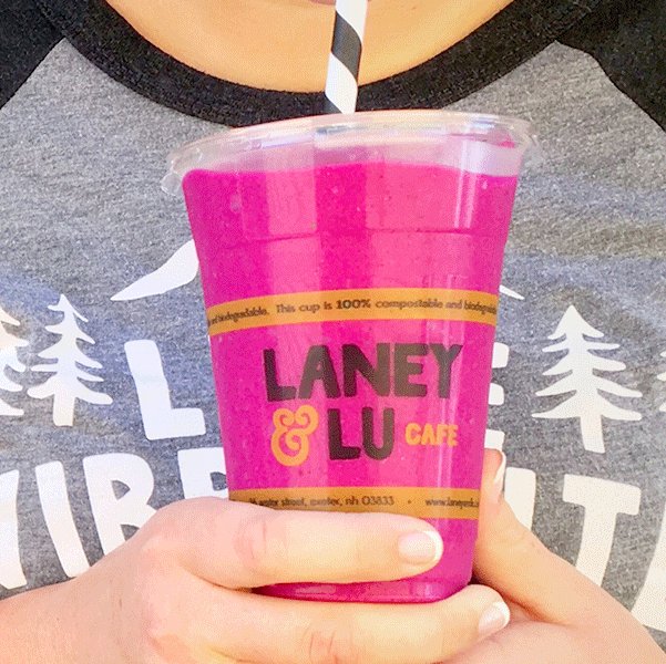 16 oz compostable cold cup with matching lid