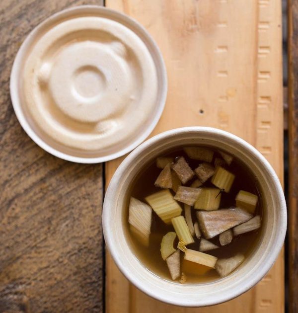 16 oz Compostable Fiber Bowls | Home Plant Fiber | Hot Food Safe to 200°F