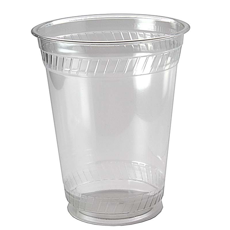 16 oz compostable cold cup with food serving example