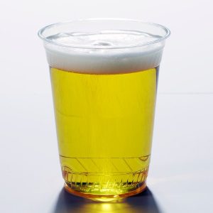 16 oz compostable cold cup, PFAS-free, single product shot