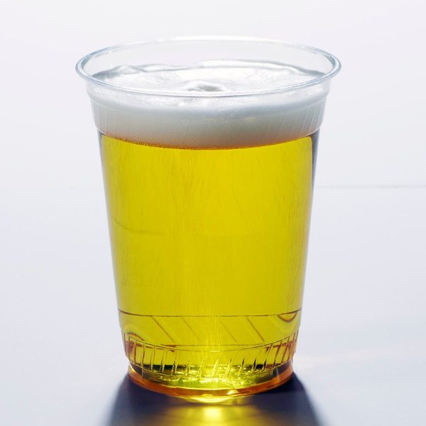 16 oz compostable cold cup, PFAS-free, single product shot