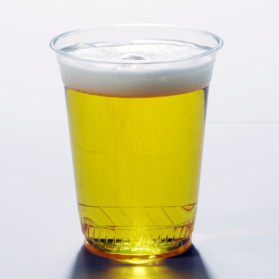 16 oz compostable cold cup, PFAS-free, single product shot