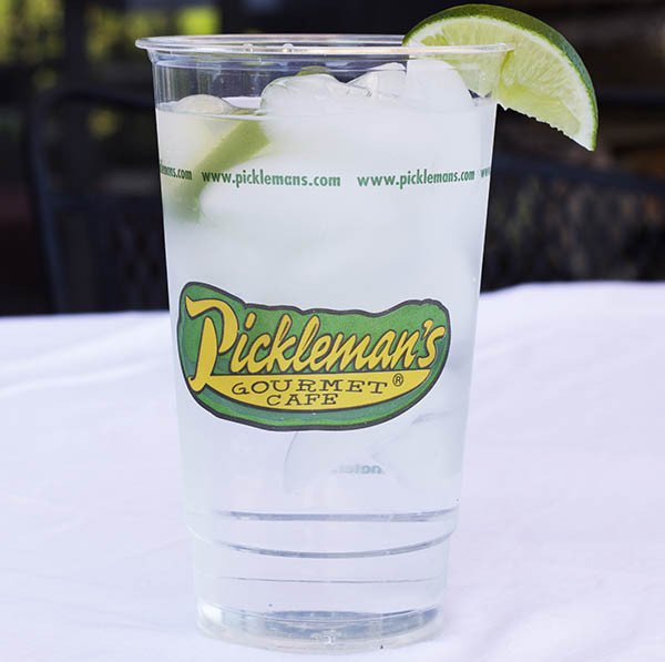 24 oz compostable cold cup, PFAS-free, single product shot
