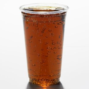 24 oz compostable cold cup, PFAS-free, single product shot