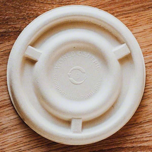 4 oz Compostable Coffee Cup Lids for Takeout & Delivery