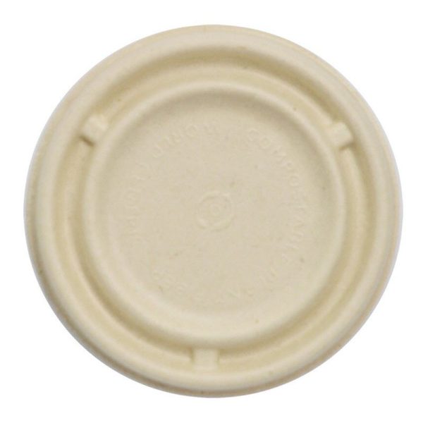 4 oz Compostable Coffee Cup Lids for Takeout & Delivery