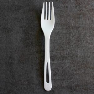 Compostable 6" World Centric tPLA Forks for Catering, Takeout & Foodservice