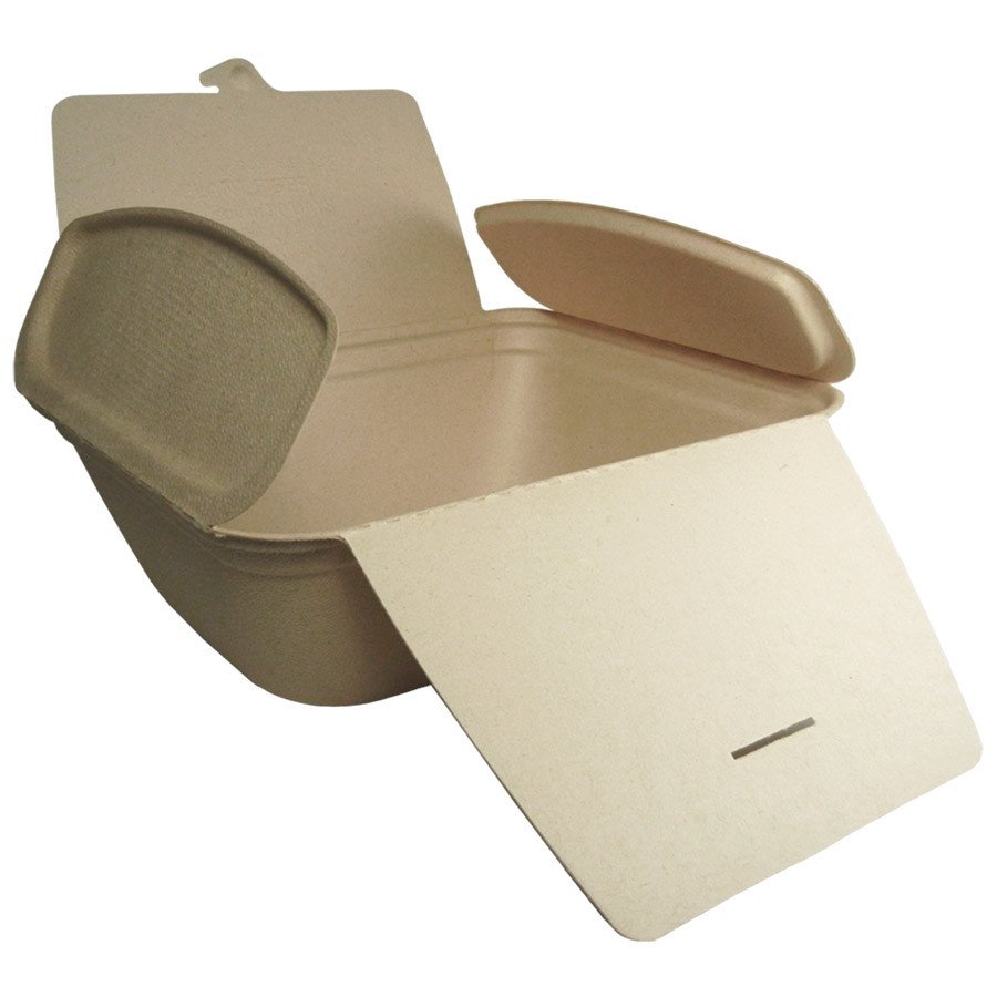 64 oz Compostable Food Containers, Hot Food Safe to 200°F