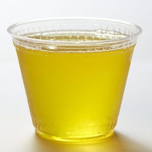 9 oz compostable cold cup with food serving example