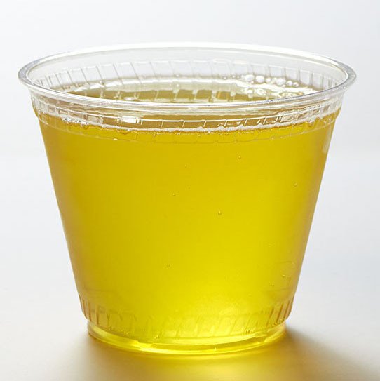 9 oz compostable cold cup with food serving example