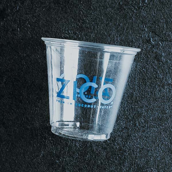 3 oz compostable cold cup, PFAS-free, single product shot