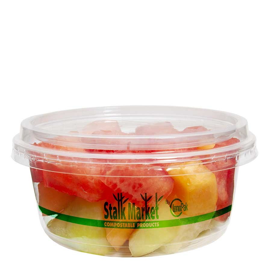 12 oz Compostable Deli Containers | Hot Food Safe to 120°F | Microwave & Freezer Ready - image 2