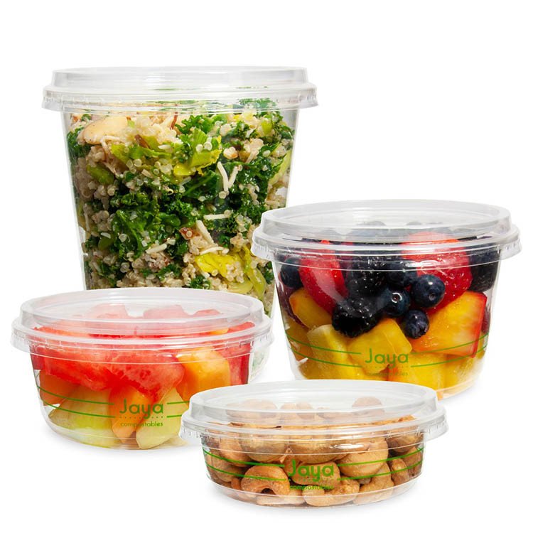 12 oz Compostable Deli Containers | Hot Food Safe to 120°F | Microwave & Freezer Ready - image 3