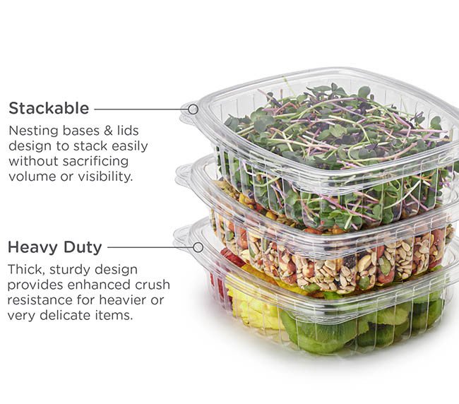 24 oz PLA Bioplastic Deli Containers for Foodservice & Catering - image 3