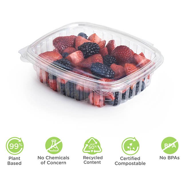 24 oz PLA Bioplastic Deli Containers for Foodservice & Catering - image 8