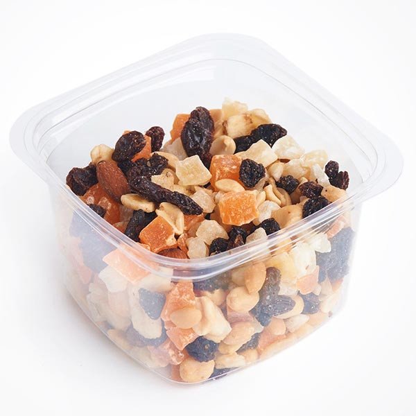 24 oz compostable deli container, PFAS-free, single product shot