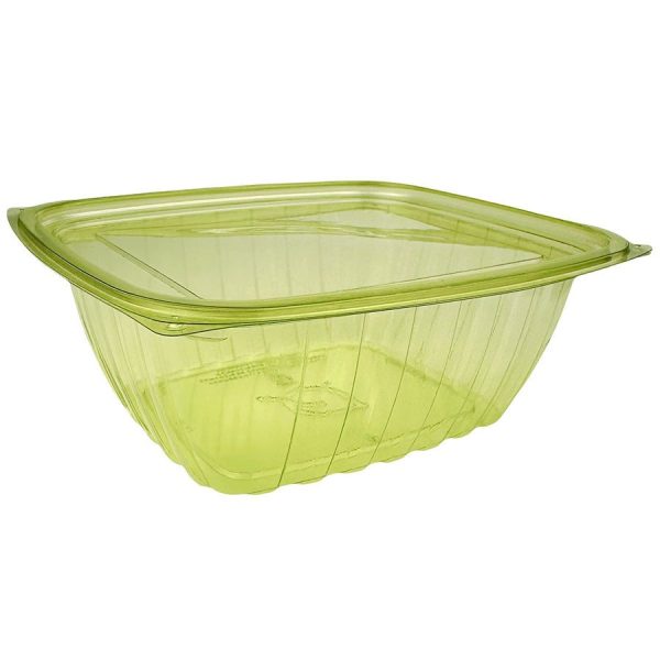32 oz compostable deli container, PFAS-free, single product shot