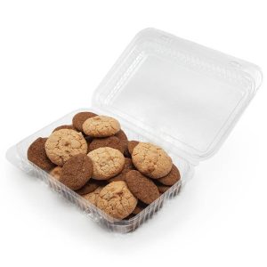 48 oz compostable deli container, PFAS-free, single product shot