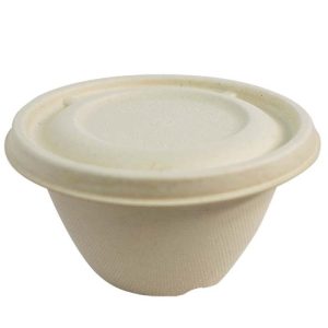 Hot Food to 200°F 12 oz Compostable Fiber Bowls for Salads, Burritos & Hot Bowls - image 1