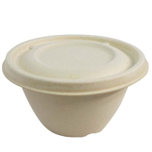 Hot Food to 200°F 12 oz Compostable Fiber Bowls for Salads, Burritos & Hot Bowls - image 1