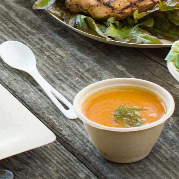 12 oz Compostable Fiber Bowls | Home Compostable Plant Fiber | Microwave & Freezer Ready - image 1