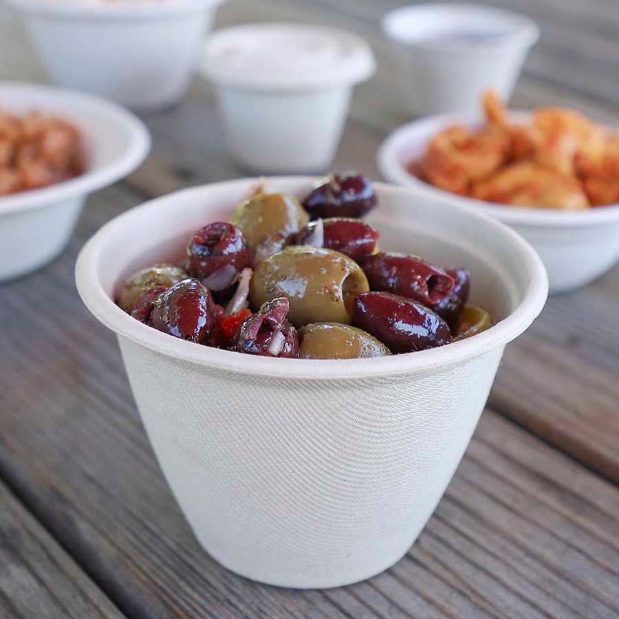 16 oz Compostable Fiber Bowls for Salads, Burritos & Hot Bowls - image 3