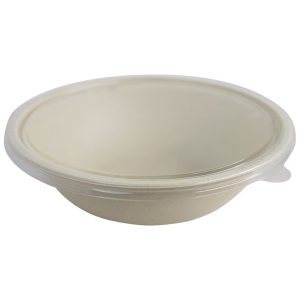 Hot Food to 220°F 32 oz Compostable Fiber Bowls for Salads, Burritos & Hot Bowls - image 1
