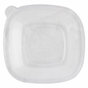 48 oz compostable fiber bowl, PFAS-free, single product shot