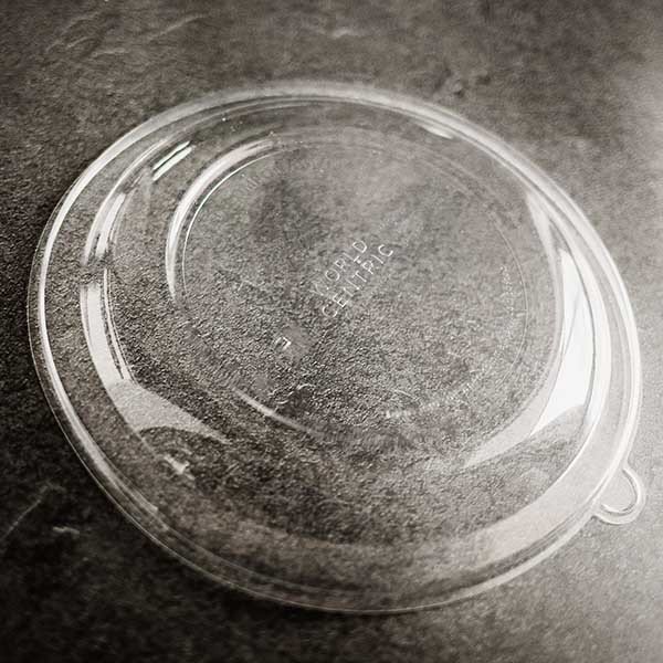 64 oz compostable fiber bowl, PFAS-free, single product shot
