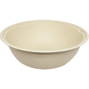 64 oz Compostable Fiber Bowls for Salads, Burritos & Hot Bowls - image 2