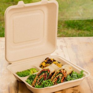 Sustainable Fiber Clamshell Containers — Bagasse Fiber for Takeout & Quick-Service - image 2