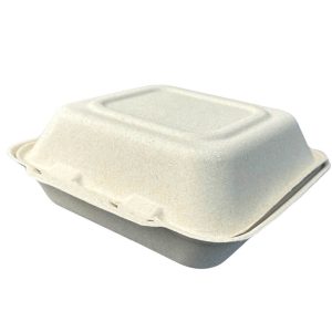 Compostable Fiber Clamshell Containers — Hot Food Safe to 200°F - image 2
