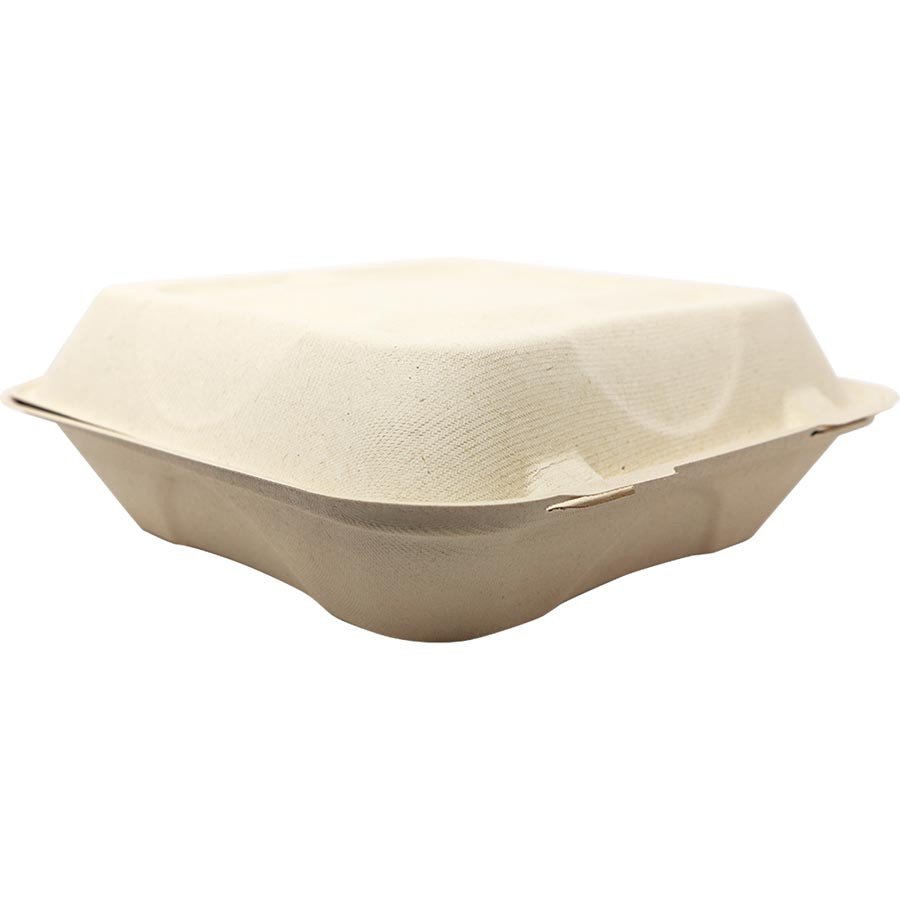 Bagasse Fiber Fiber Clamshell Containers for Takeout & Quick-Service - image 2