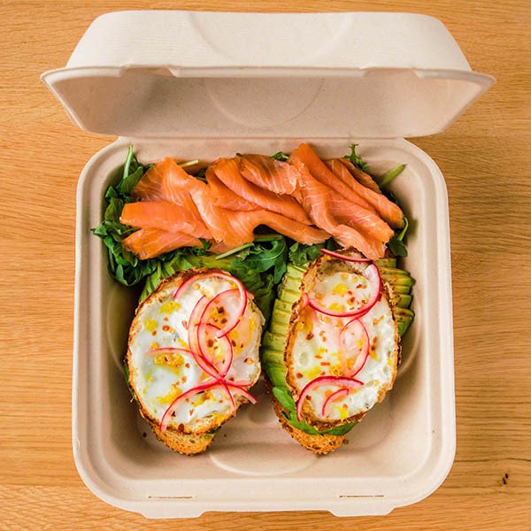 Bagasse Fiber Fiber Clamshell Containers for Takeout & Quick-Service - image 3