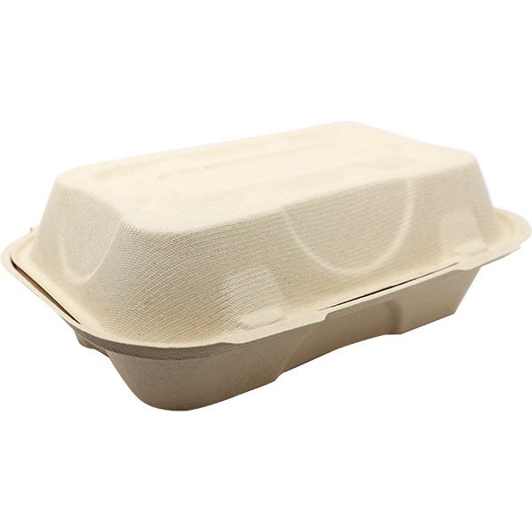 PLA-Lined Plant Fiber Fiber Clamshell Containers for Takeout & Quick-Service - image 4