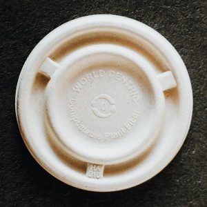 2 oz Compostable Fiber Lids — Home Compostable Plant Fiber - image 1