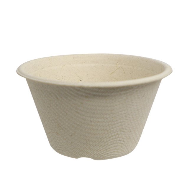 2 oz compostable fiber lid, PFAS-free, single product shot