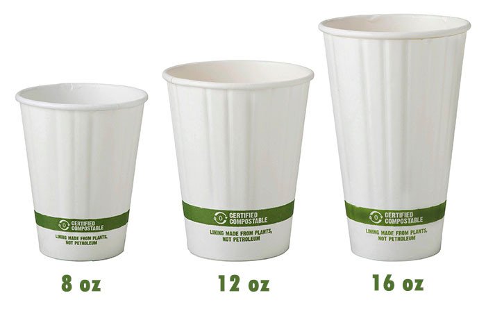 8 oz Compostable Hot Cups for Coffee Shops & Beverage Service - image 5