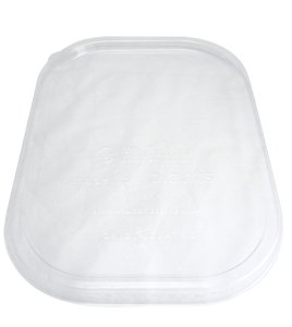 Compostable fiber lunch tray alternate angle product view