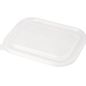 Compostable fiber lunch tray, PFAS-free, single product shot