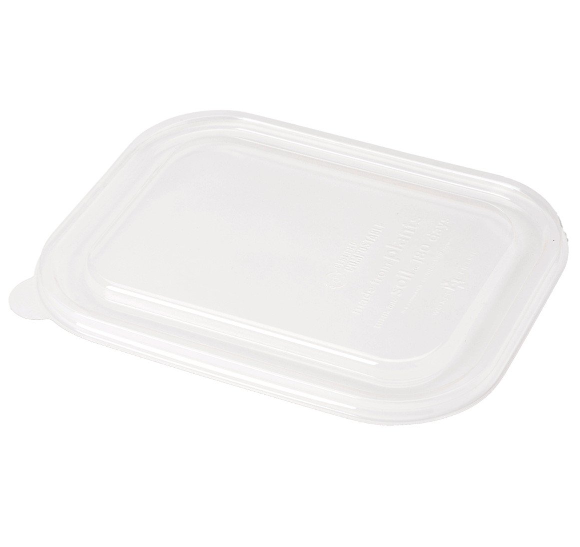Compostable fiber lunch tray, PFAS-free, single product shot