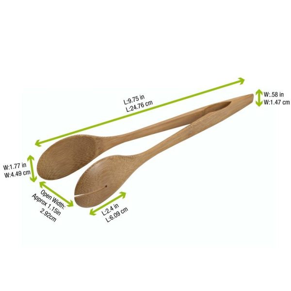 Compostable Bamboo Serving Utensils — Single-Material Bagasse Fiber - image 1