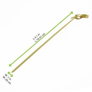 Compostable Bamboo Skewers, Hot Food Safe to 220°F - image 1