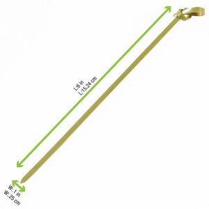 Compostable Bamboo Skewers — Hot Food Safe to 220°F - image 1