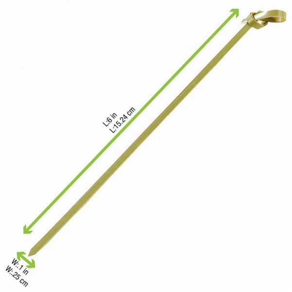 Compostable Bamboo Skewers — Hot Food Safe to 220°F - image 1