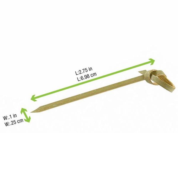 Bagasse Fiber Bamboo Skewers for Appetizers, Hors d'Oeuvres & Catering - image 1